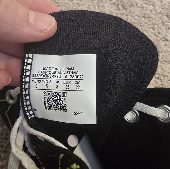 Converse By You x Billie Eilish Chuck Taylor All Star Size 5 - Picture 5 of 6